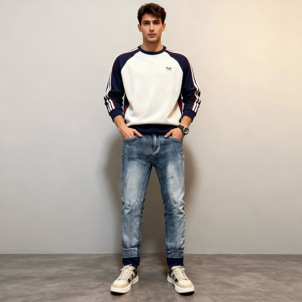 Men’s Jeans- Cabbeen Blue Denim Jeans 31*30